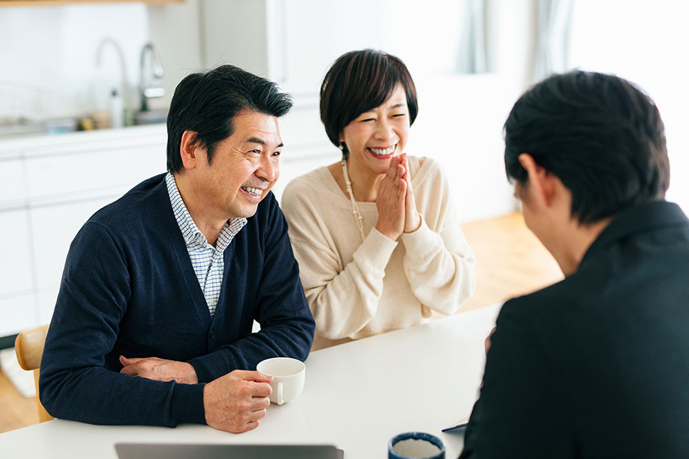 急がせず、一緒に考えます。
